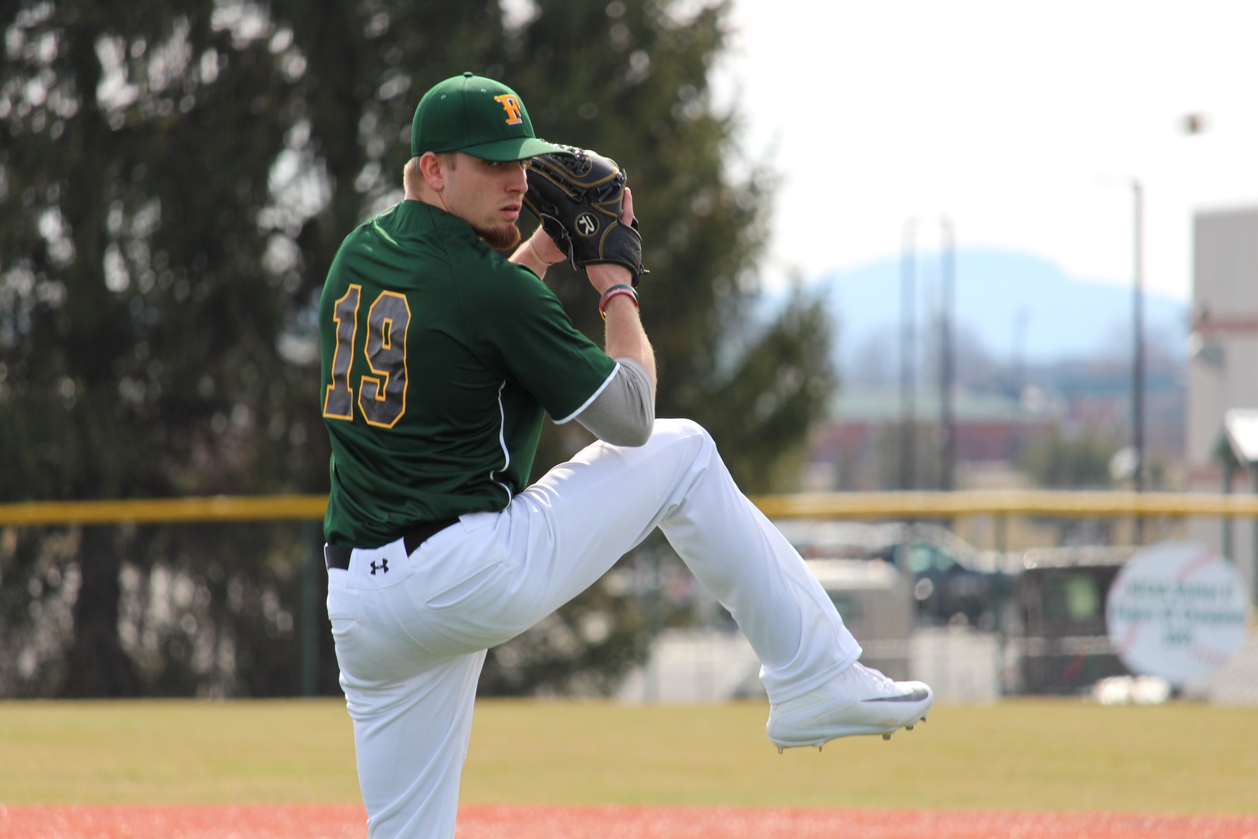 FCC starting pitcher Doug Pearl was dealing on the mound today as he picks up his fifth victory on the season.