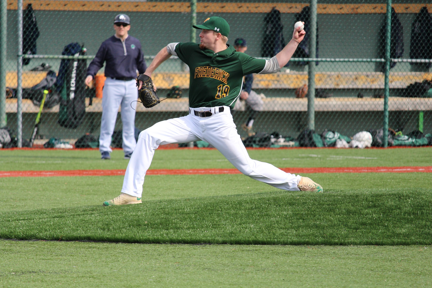 FCC LHP Doug Pearl is a perfect 3-0 on the season picking up the victory in game two for the Cougars.