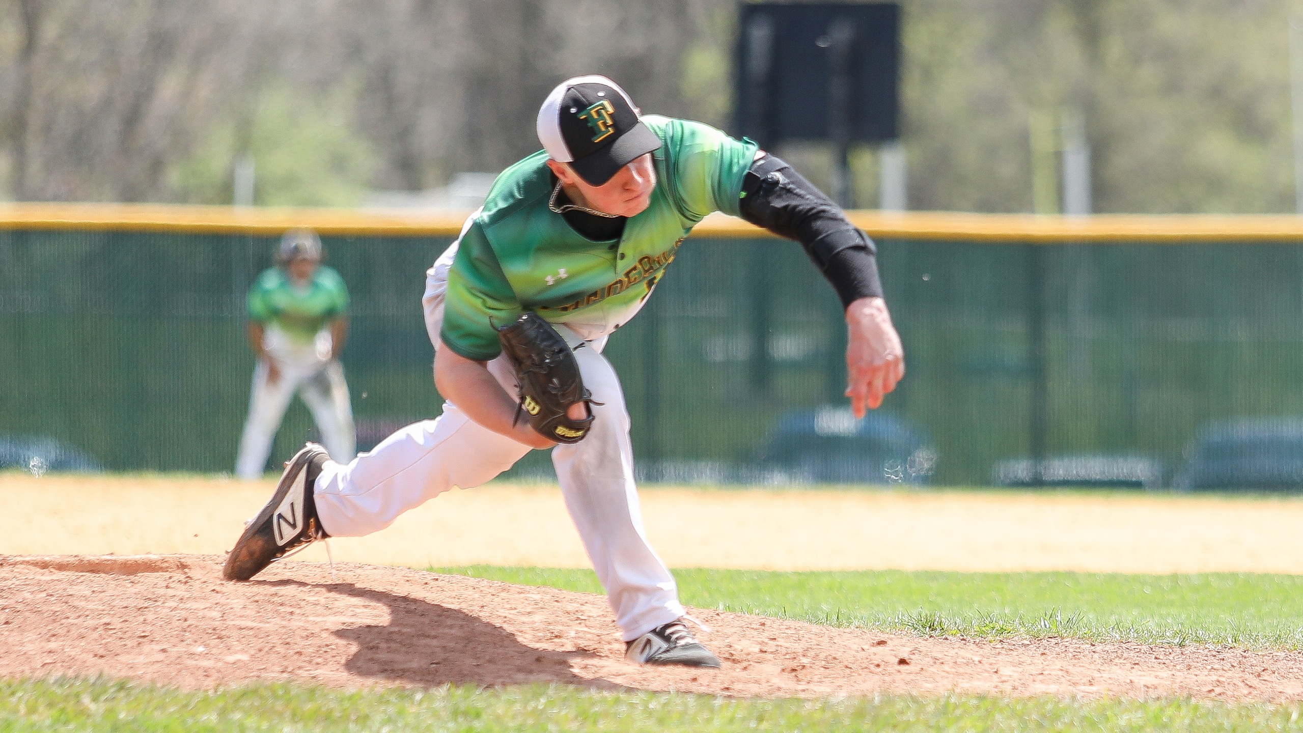 Mr. Utility Brendan Long sits at 4-0 on the mound this season for FCC!
