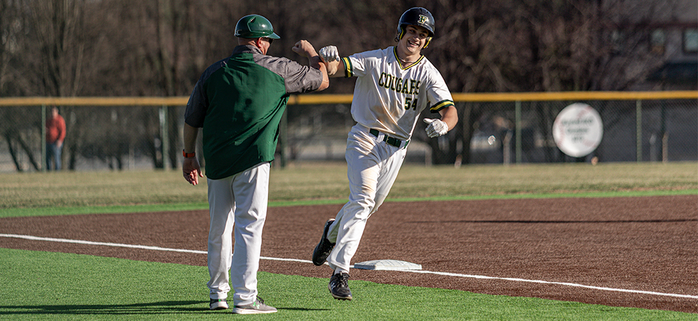 Cougars Dominate Raptors in Doubleheader Sweep