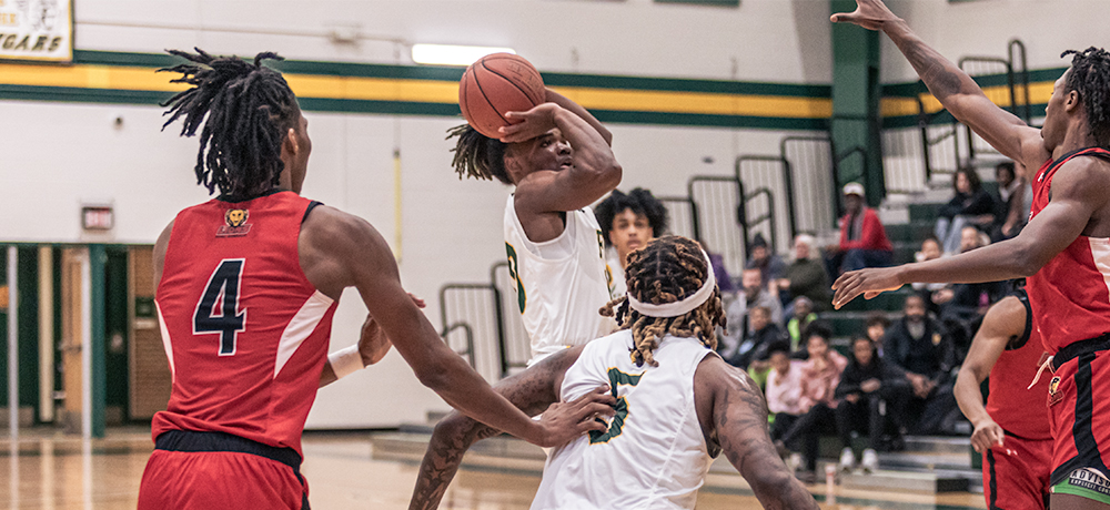 Cougars Secure Regional Win Against CCBC Dundalk 82-80