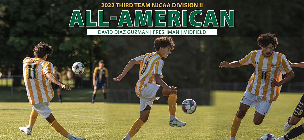 David Diaz Guzman Selected to NJCAA All-America Team