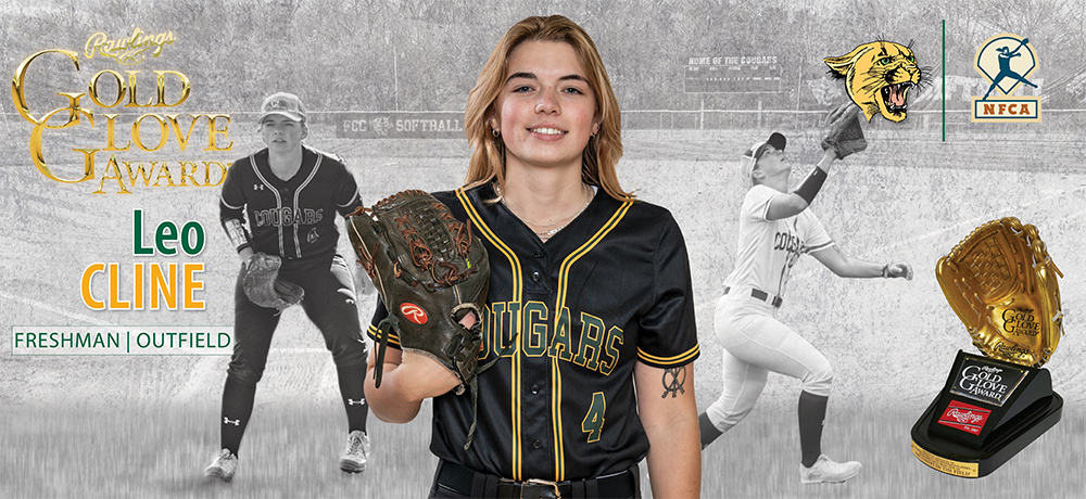 Leo Cline Honored with DII Rawlings Gold Glove Award by the NFCA